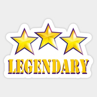 Three Star Legendary Sticker